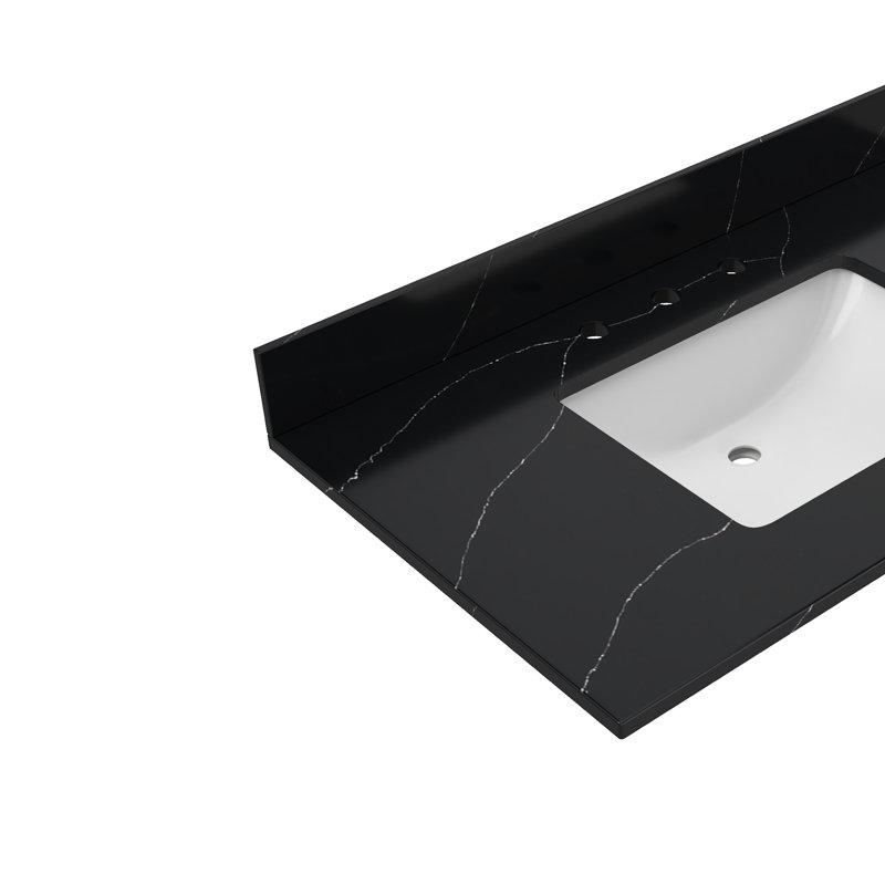 Dessus de meuble-lavabo 37 po Nero Margiua