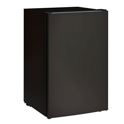 Mini-réfrigérateur HOMCOM 4,5 pi³ avec congélateur, réfrigérateur compact en métal avec thermostat réglable et porte réversible, idéal pour une chambre d'étudiant, un bureau ou une chambre à coucher, noir.