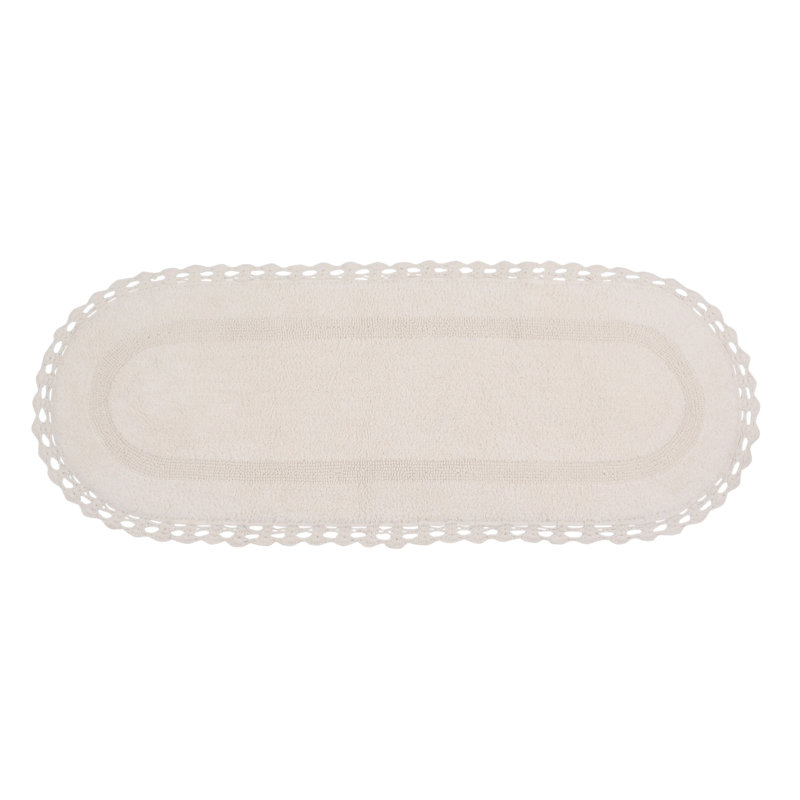 Soft Bath Rug, Ivory, 21" W x 54" L