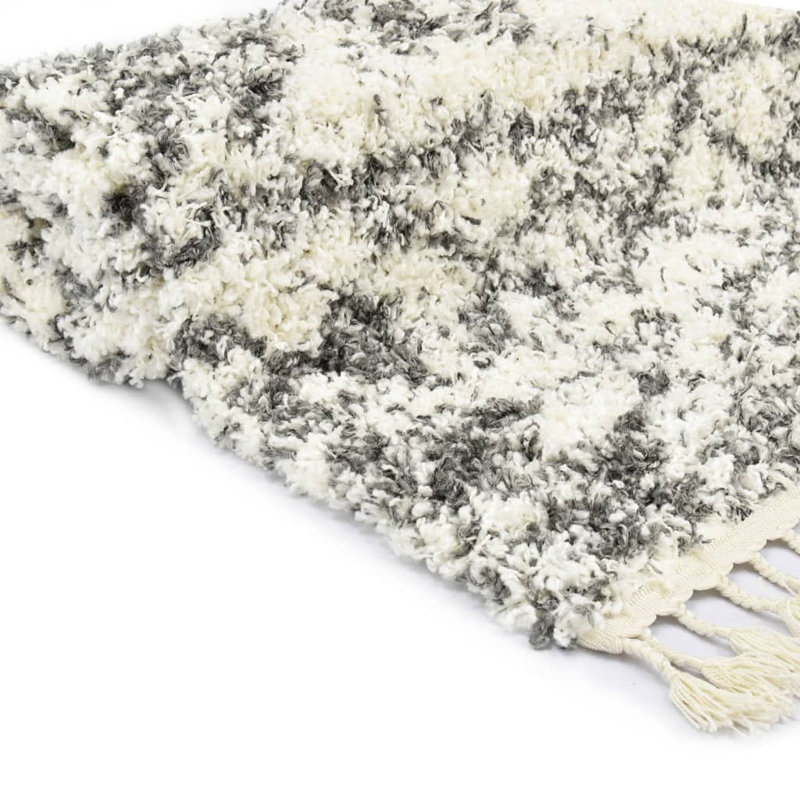 Garnica Chevron Hand Woven Shag Area Rug, Rectangle 80 x 150cm