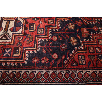Anatolian Vintage  Navy, Red Rug 4'4" x 7'9"