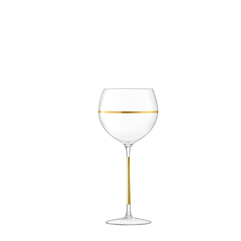 Deco Glass Wine Glass