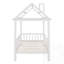 Lit simple en bois avec clôture-870895702