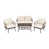 Beige Cushion/Brown Frame is out of stock selected