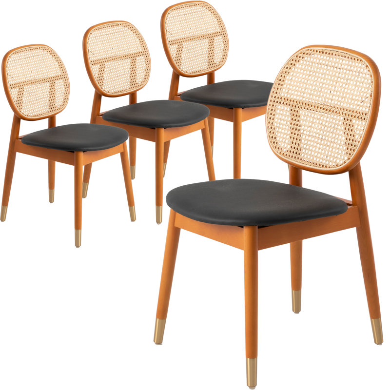 Holbeck Wicker Dining Chair, Gris, 1