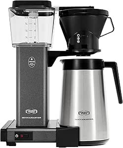 Technivorm Moccamaster 79115 KBT Coffee Brewer, 40 oz, Stone Grey