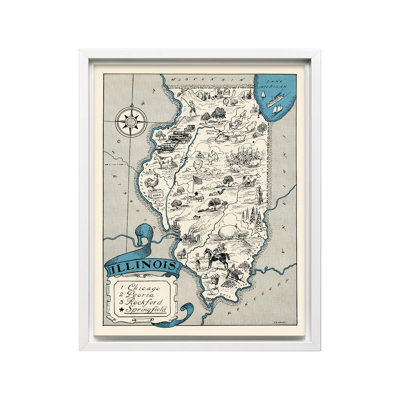 Illinois Pictorial Map