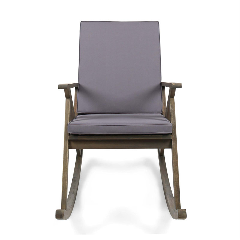 Chaise berçante Gus, Gris