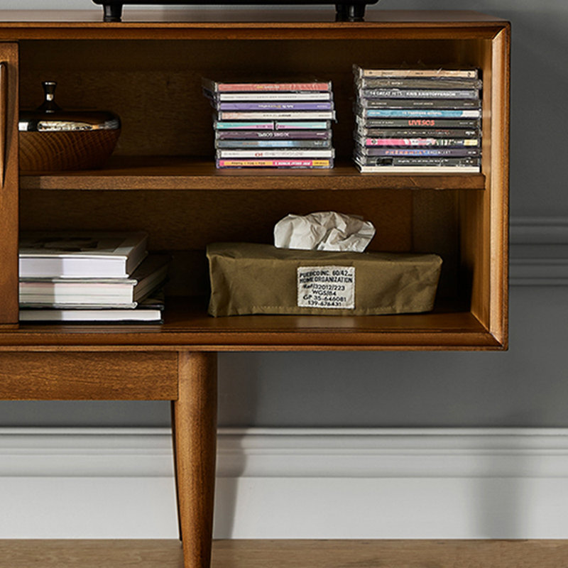 Meuble télé de style nordique rétro, 70.87"