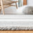 Masaitis Hand Tufted Wool And Cotton With Latex Striped Rug-876453206