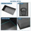 Niche de douche en acier inoxydable, noir bronze industriel-268447196