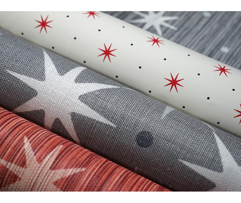 Albert Hadley Wallpaper Roll by Albert Hadley, Red
