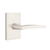 Poseidon Flat Privacy (Bed & Bath) Door Lever with Rectangle Rosette