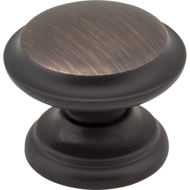 Cordova Mushroom Knob, Brushed Pewter, 1 3/8"
