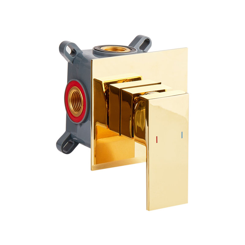 Wall Mounted Basin Mixer Tap KARUAY, Gold