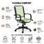 Chaise de travail pivotante à hauteur réglable en acier Juyne -134451816