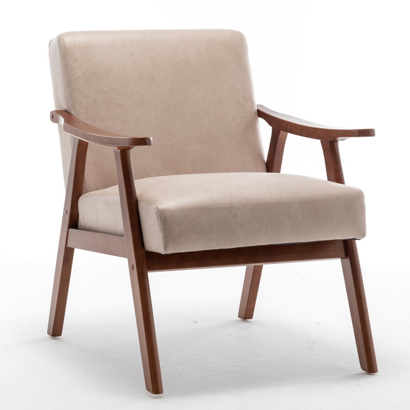 Jamesina 26.37" W Armchair, Light Camel Fabric