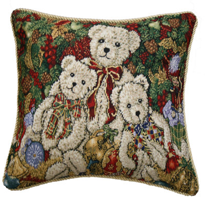 Floral Reversible Throw Pillow