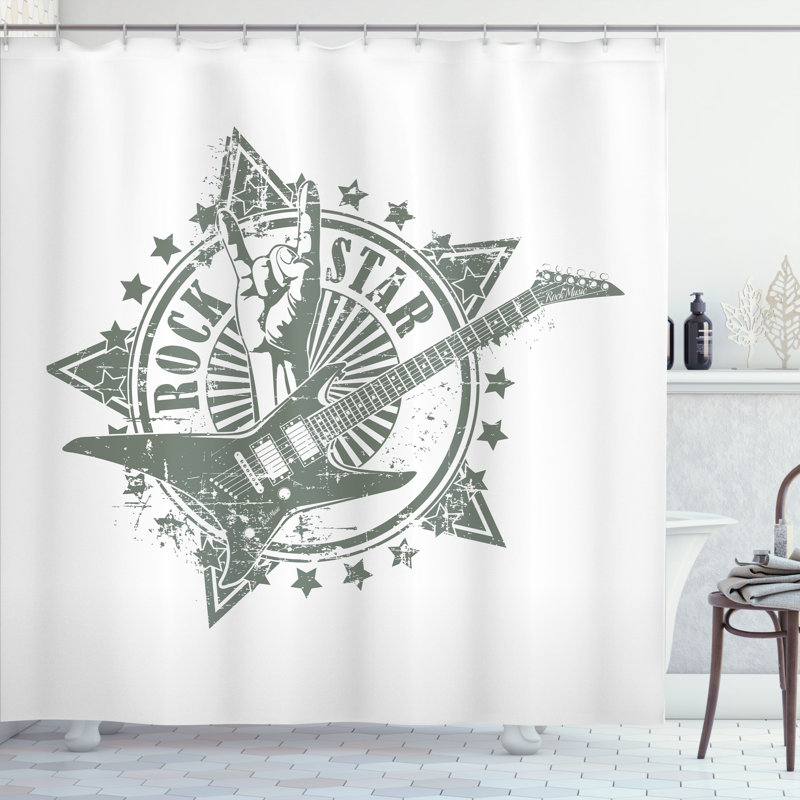 Shower Curtain with Hooks Included