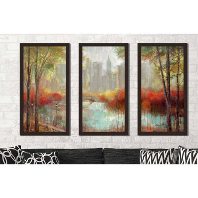 « city view », reproduction de peinture à l’huile à multiples images