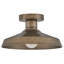 Plafonnier encastré extérieur bronze bruni Forge