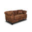Richmond Mogadore Faux Leather Chesterfield Sofa-743243227-777694745
