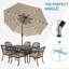 Parasol de marché éclairé Caerphilly-157318111-264100103