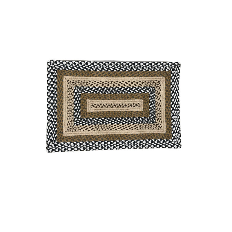 Burcin Cotton Geometric Rug, Rectangle 4' x 6'