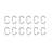 Crushed Ombre 14-Piece Shower Curtain Bath Set