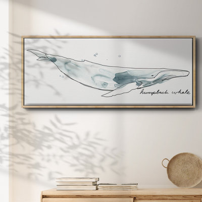 Baleine II - toile encadrée