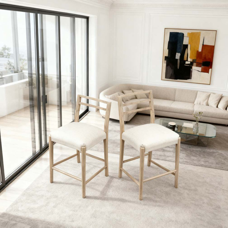 BAR STOOL WITH LADDER BACK