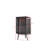 22.25" Floor Coner Cabinet with Tempered Glass Door & Storage Shelves for Bathroom, Living Room, Bedroom -106646989