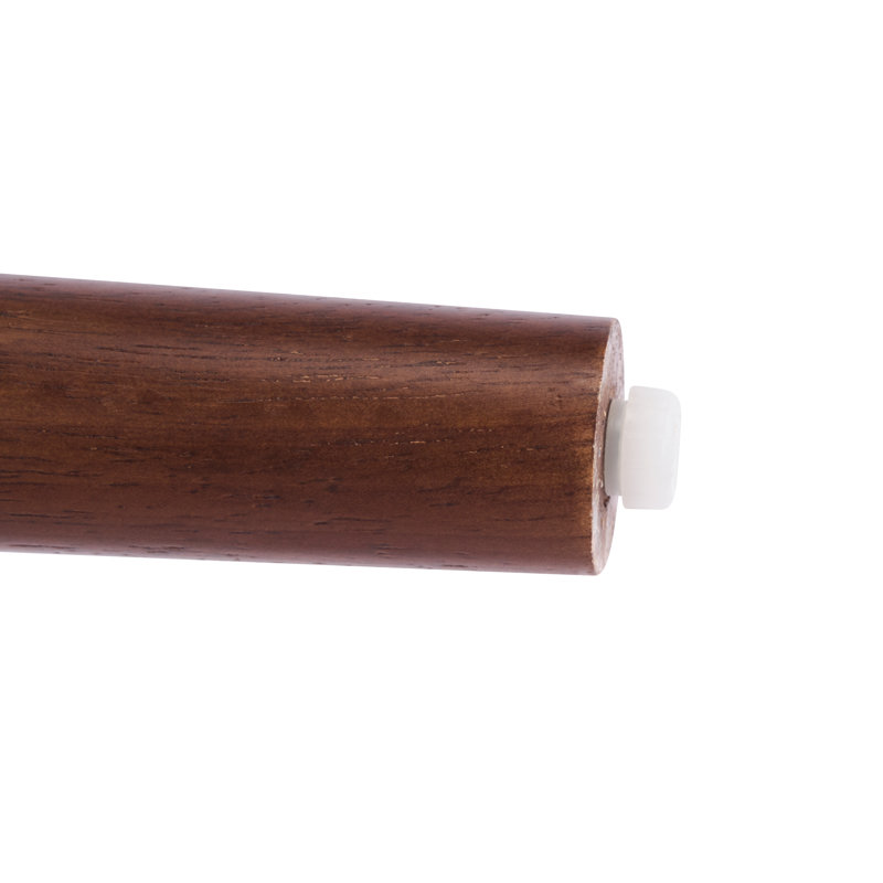 Ensemble de 2 tabourets de comptoir rembourrés en bois d'hévéa