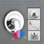 Robinet de douche avec valve brute-116543462