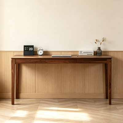 Bureau élégant en bois massif rétro
