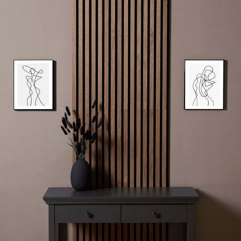 Akustikpaneele Holz, 120cm H x 60cm W x 2.5cm D