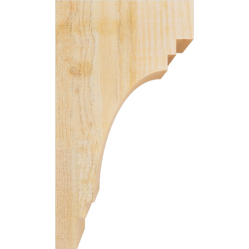 Corbeau Pescadero, H 18 po x l 4 po x P 10 po, Sapin de Douglas, Sciage brut