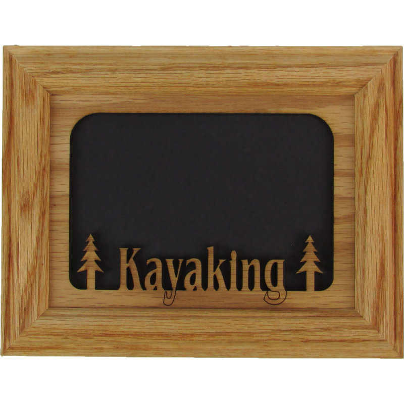 Oak Solid Wood Picture Frame with Mat