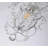 Mini Crystal Plug-In Chandelier With Adjustable Hanging Cord And On/Off Switch For Bedroom, Bathroom, And Living Room