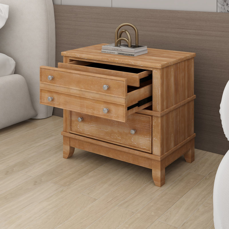 Table d'appoint 3 tiroirs Classic Hazel, convenant au vestibule du couloir du salon