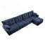 Canapé modulaire 4 places avec repose-pieds-121174973