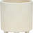 6/8" Textured Planters, Shiny White-489064141