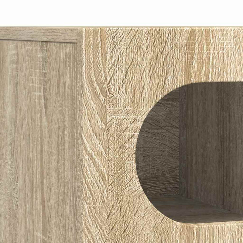 TV Stand, 40cm H x 100cm L x 35cm W, Sonoma Oak