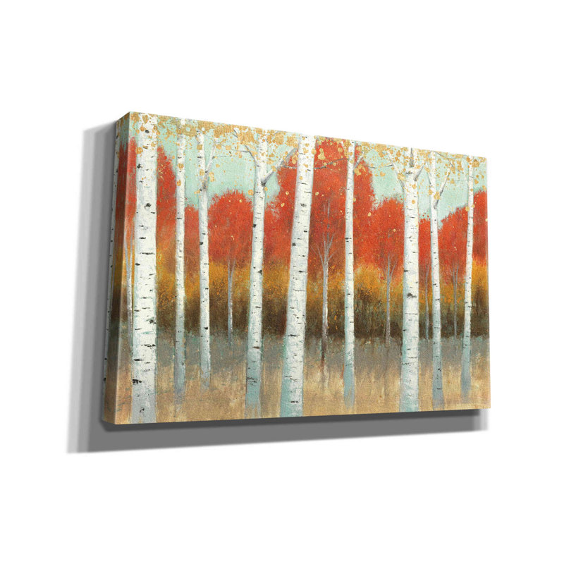 «Xakaria Fall Promenade I» sur toile par James Wiens, H 12 po x l 18 po x P 0,75 po