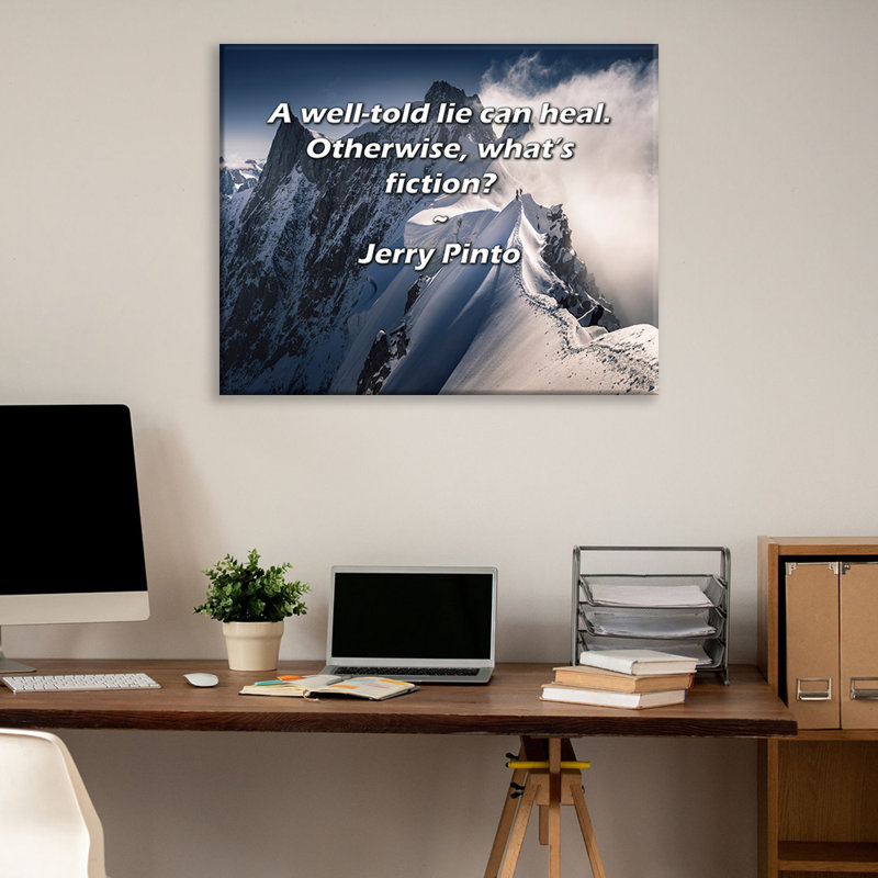 Toile tendue Union Rustic Gallery par Iveta Cherneva: «Il n'y a pas de mauvais calendrier., H 17 po x l 24 po