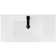 36" Rectangular Ceramic Undermount Bathroom Sink with Single Hole Faucet, Overflow