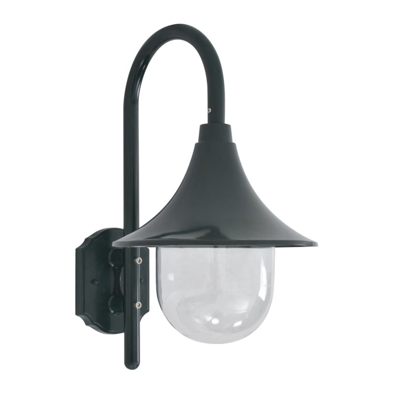 Win Integrated LED Outdoor Barn Light, Dark Green