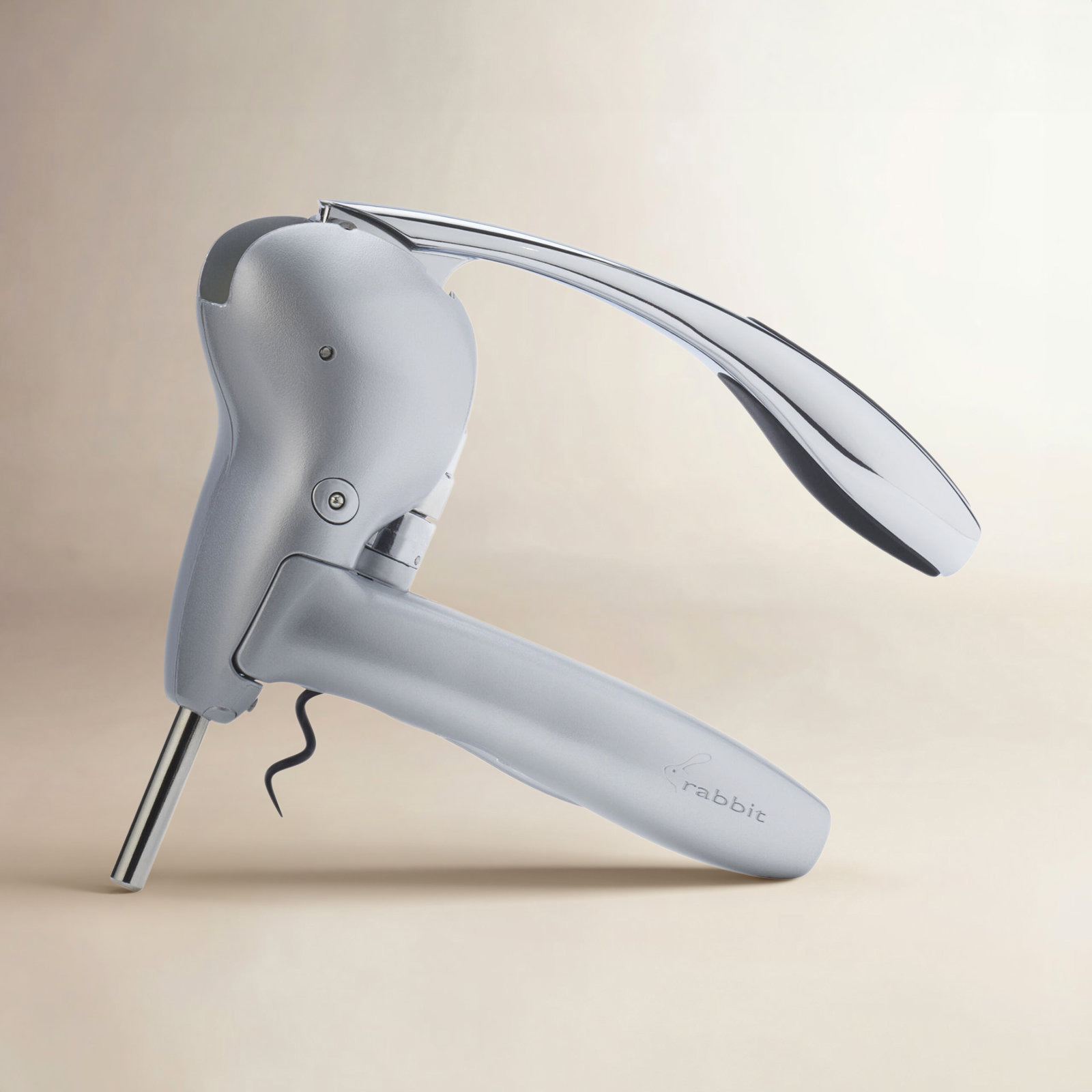 Stainless Steel Corkscrew, Silver