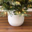 Arbre de Noël artificiel vert 6 pi pré-éclairé en pot-459183791
