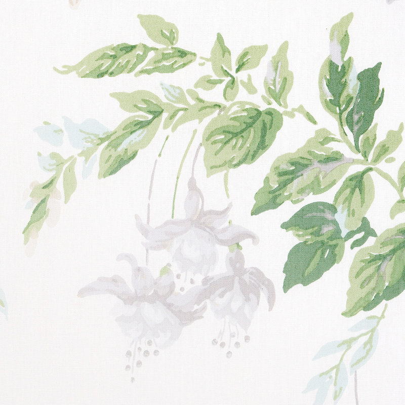 Garden Gate Chintz Fabric, Gray
